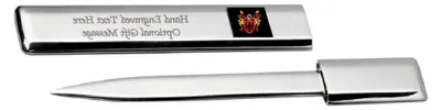 Produktbild von Brieföffner im aspinall-Design mit Gravur und Wappen