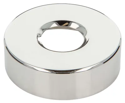 Produktbild von tecuro Gewinderosette (3/4) Ø 27 mm x Ø 67 mm x Höhe 20 mm, Messing verchromt