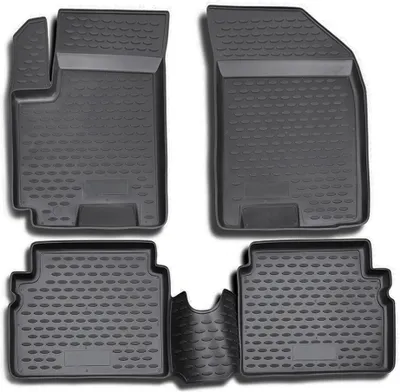 Produktbild von ELEMENT Gummi-Fussmatten 3D kompatible mit CHEVROLET Aveo, 2003-2011, 4 tlg.