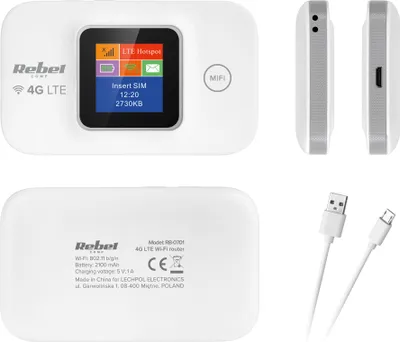 Zdjęcie produktu dla Router na kartę SIM mobilny przenośny 4G LTE Rebel