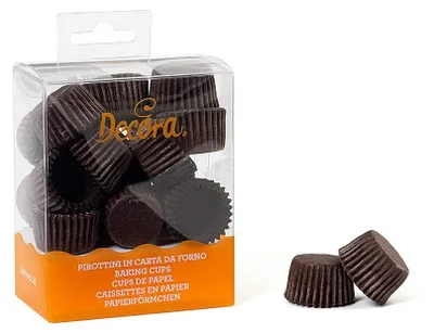Zdjęcie produktu dla Brązowe koszyczki na praliny 200szt 2,7x1,7cm
