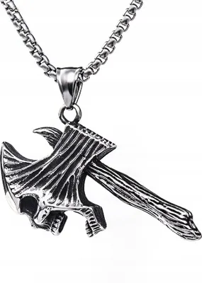 Immagine prodotto di Collana Con Teschio Vichingo Nordico 350