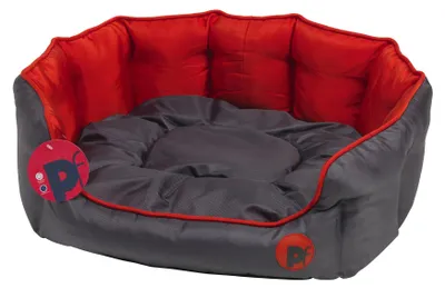 Produktbild von Petface Oxford - Hundebett, oval, rot, L
