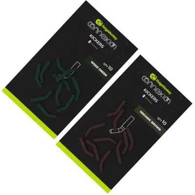 Produktbild von RidgeMonkey Kickers - 10 Line Aligners, Größe/Farbe:Medium / Weed Green