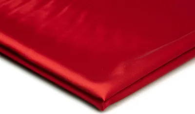 Produktbild von Satin dick mit Elasthan, Dekostoff, Rot, 50 x 150 cm