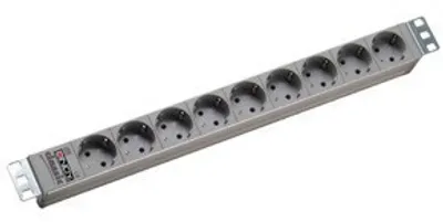 Zdjęcie produktu dla Lindy 9-Outlet Surge protector, 9 x gniazdo sieciowe, Szary, 2 m, Schuko