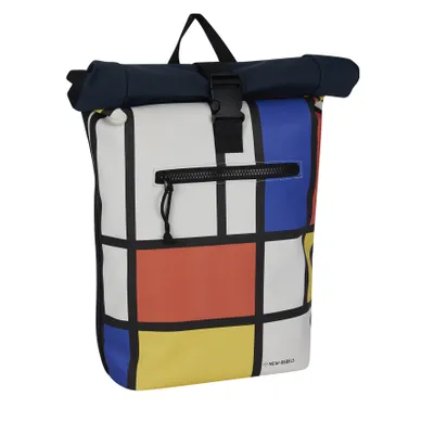 Produktbild von Mart Art New York Mondrian 21L Rucksack Rolltop Wasserabweisend Laptop 15.6"