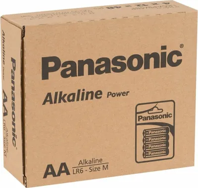 Produktbild von 48 Stück PANASONIC LR6 AA Alkaline-Batterien