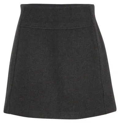 Productafbeelding van ICHI IHWooly damesrok, A-lijn mini-rok, maat: 38, kleur: donker