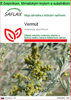 Obrázok produktu pre SAFLAX Garden to go - vermút - Artemisia absinthum - 500 Semená - S črepníkom, klimatickým vekom a pestovateľským substrátom