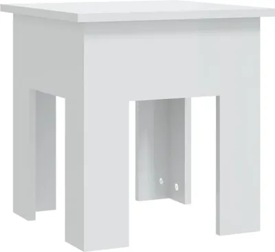 Obrázek produktu pro vidaXL Konferenční stolek vysoký lesk bílý 40x40x42 cm Dřevěný materiál