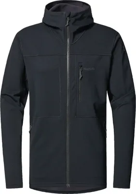 Produktbild von Haglofs Rosson Mid Fleece Mit Durchgehendem Reißverschluss Schwarz L Mann Schwarz L