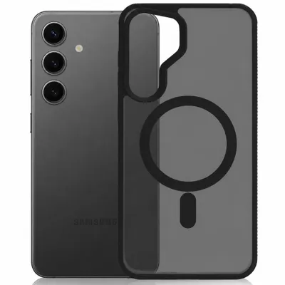 Zdjęcie produktu dla H Hardy Etui do Galaxy S25, Obudowa ochronna MagSafe odporna na zarysowania, Czarna