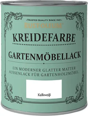 Produktbild von Rust-Oleum Kreidefarbe 750 ml Kalkweiß Gartenmöbellack