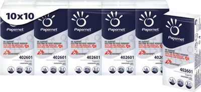 Produktbild von Papernet 402601, Weiß, Zellulose, Einfarbig, Polybag