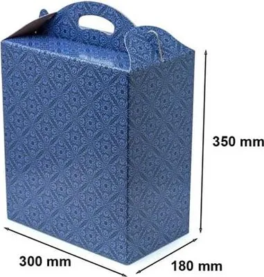 Zdjęcie produktu dla Pudełko z uchwytem ozdobne F217 300x180x350mm