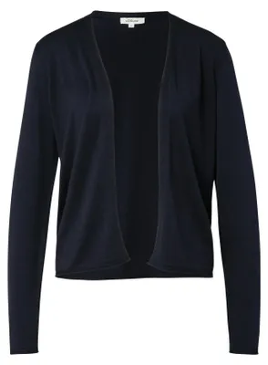 Produktbild von s.Oliver Damen Strickjacke Relaxed Fit Feinstrick Blau