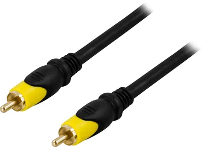 Zdjęcie produktu dla Deltaco MM-103, 10 m, RCA, RCA, Męska, Męska, Czarny