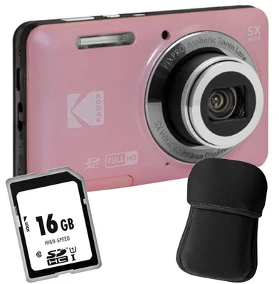 Produktbild von Kodak Pixpro FZ55 pink Digitalkamera Großes Angebot