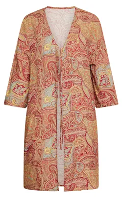 Produktbild von GELYA damen kimono - bordeaux mehrfarbig, L