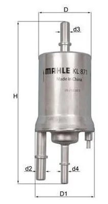 Obrázok produktu pre Palivový filter KNECHT KL 871