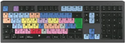Obrázek produktu pro Logickeyboard LKB-MCOM4-A2M-FR - Volle Größe (100%) - USB - Scherenschlüsselschalter - AZERTY - LED - Schwarz