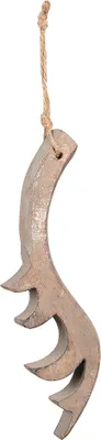 Immagine prodotto di Ciondolo natalizio Clayre & Eef corna 9x2x28 cm legno marrone