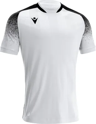 Image de Macron Alioth Maillot Manches Courtes Hommes - Blanc / Noir | Taille: L