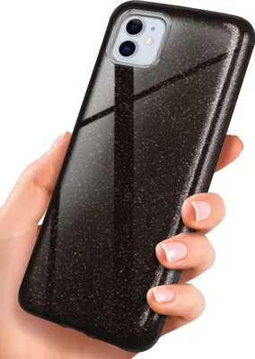 Produktbild von GLITTER-Case für iPhone 12 mini, Farbe:Glamour - Black