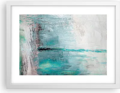 Produktbild von Gerahmtes Poster - Weißer Rahmen - Abstraktion modern - 40x30 cm - Wand Bild - Wanddeko - Wandbilder - Kunstposter - Wandposter - Bilderrahmen - Bilder - Kunstdruck - Wandbild - P2WAA40x30-3591