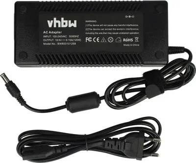 Produktbild von vhbw Netzteil kompatibel mit Sony Vaio PCG-FR415M, PCG-FR415B, PCG-FR415S, PCG-FR315S, PCG-FR395EP, PCG-FR415, PCG-FR495EP Notebook - 200 cm, 120 W