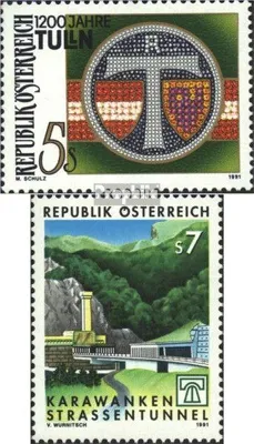 Produktbild von Briefmarken Österreich 1991 Mi 2031,2033 (kompl.Ausg.) gestempelt Sondermarken