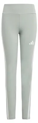 Produktbild von adidas Mädchen Essentials 3 Stripes Leggings Tights, Wonder Sage/white, 7-8 Year
