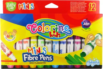 Produktbild von Jumbo Minis Colorino Marker 12 Farben