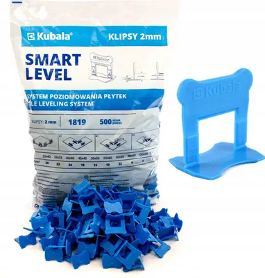 Obrázek produktu pro KUBALA 1819 nivelační systémové svorky 2 mm, 500 kusů
