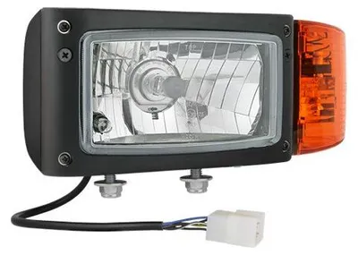 Zdjęcie produktu dla Reflektor halogenowy z kierunkowskazem, lewy, 4 funkcje, światła mijania i drogowe, 12–24 V
