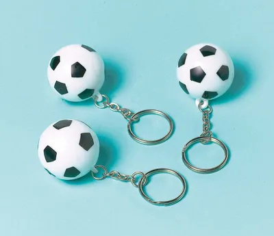 Produktbild von 12 Schlüsselanhänger Fussball Party