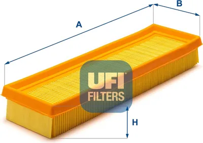 Produktbild von Luftfilter UFI 30.025.00 für RENAULT TWINGO I (C06) Filtereinsatz