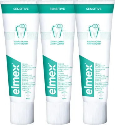 Immagine prodotto di Dentifricio per denti sensibili Sensitive 3 x 75 ml