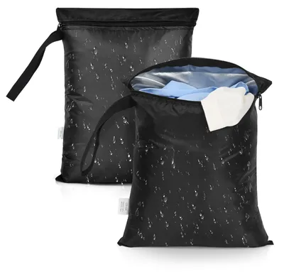 Wasserdichte Nasswäschetasche 2er-Pack 30x36 cm