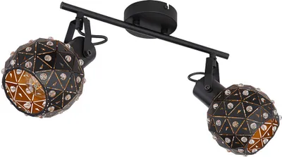 Produktbild von Deckenleuchte,, Kristalle, Spots beweglich, L 35 cm