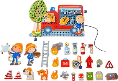 Produktbild von HABA Fädelspiel Im Einsatz (Kinderspiel)