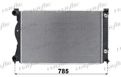 Produktbild von FRIGAIR 0110.3141 Kühler Wasserkühler Motorkühler für AUDI A6 Avant (4F5, C6) A6 Limousine (4F2, C6)
