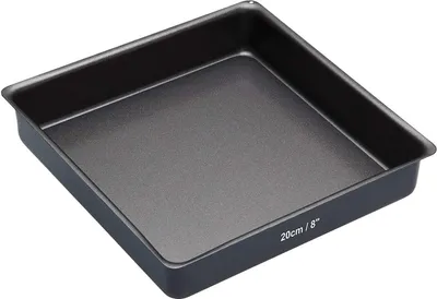 Produktbild von masterclass Backblech, quadratisches Kuchenblech, Backform, 20 cm