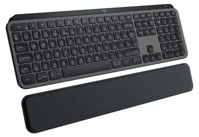 Produktbild von Logitech Master MX Keys S, Kabellos, Bluetooth, Scherenschalter, QWERTY, LED, Graphit