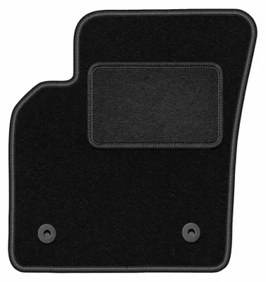 Produktbild von Fahrermatte Velours für Volvo C70 II 2005-2013 (Coupé) – 1-tlg, Schwarz, passgenau – Wielganizator LUX