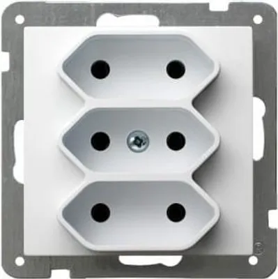 Zdjęcie produktu dla Ospel GP-3G/m/00, Biały, IP20, 2,5 A, 71 mm, 45 mm, 71 mm
