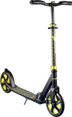 Image de muuwmi Aluminium Scooter Pro - trottinette, 215 mm, ABEC 7, enfants et adultes, GS-approuvé, réglable en hauteur, new lime