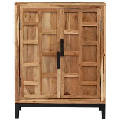 Zdjęcie produktu dla vidaXL Kredens Massivholz Akazie 60x35x76 cm Braun