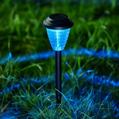 Image de Lampe solaire orientable – LED RGB – 9 x 36 cm – Changement de couleur – 1 pièce [13004]